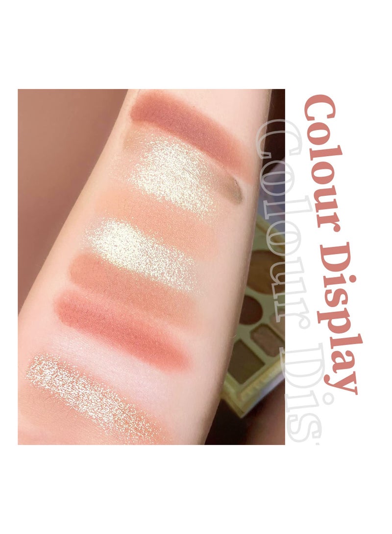 SYOSI Eyeshadow Palette, Vintage Cameo Eye Shadows Palette,  Nude Eye Shadow Pallets For Women, Matte and Shimmer High Pigmented Eyeshadow Long Lasting Blendable Makeup Palettes - Image 2