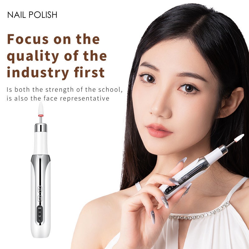 Best-Selling Electric Nail Grinder for Manicure, Cuticle Removal & Polishing with Three-Speed Dual-Direction Adjustment - Image 1