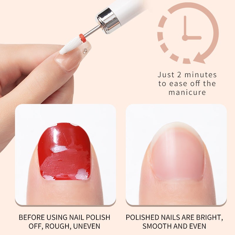 Best-Selling Electric Nail Grinder for Manicure, Cuticle Removal & Polishing with Three-Speed Dual-Direction Adjustment - Image 3