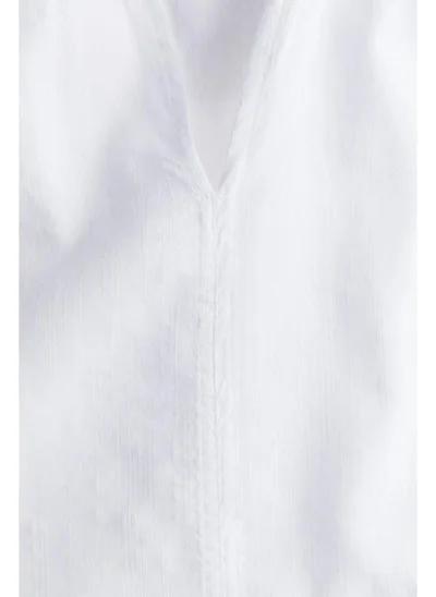 H&M Band-collar blouse