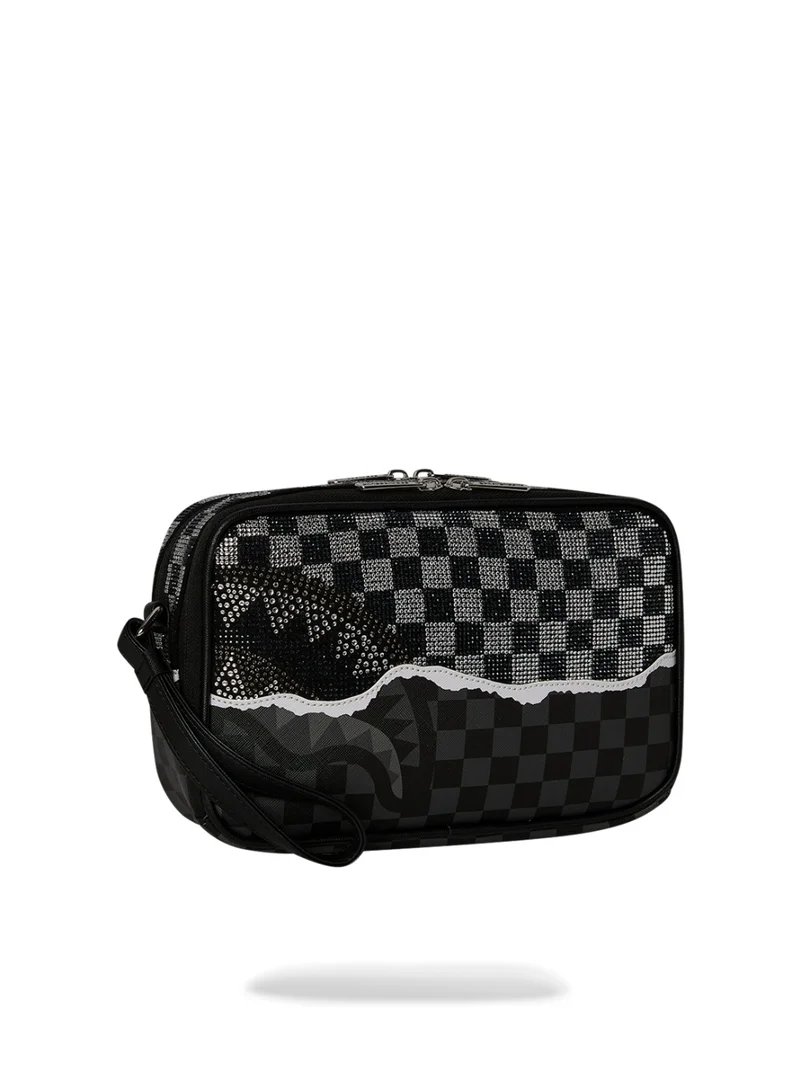SPRAYGROUND SG GOLD DIAMOND TEAR TOILETRY BAG
