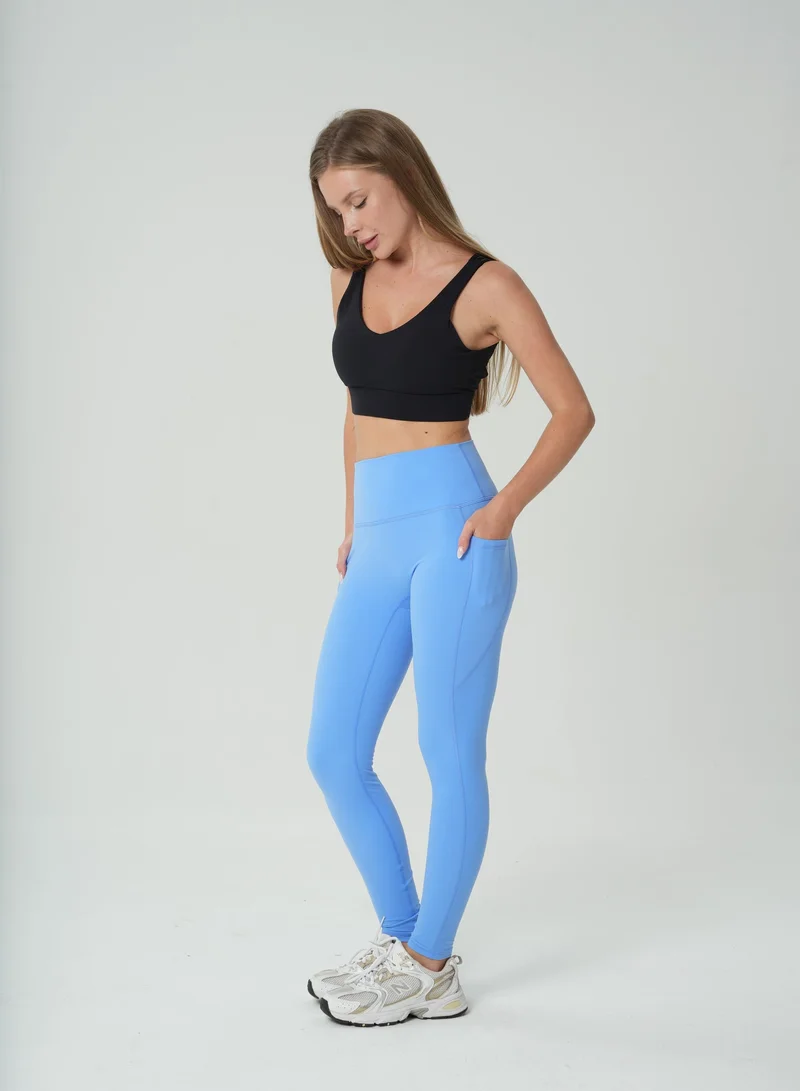 Mohuki Azure Lily Side Pocket Leggings for Women | Best Price UAE