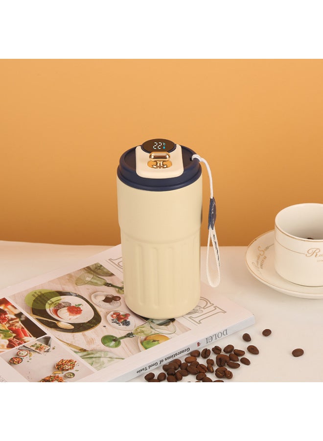Intelligent Temperature Measurement And Temperature Display Coffee Cup 316 Stainless Steel Thermos Cup Portable Car Accompanying Cup Business Gift Customization