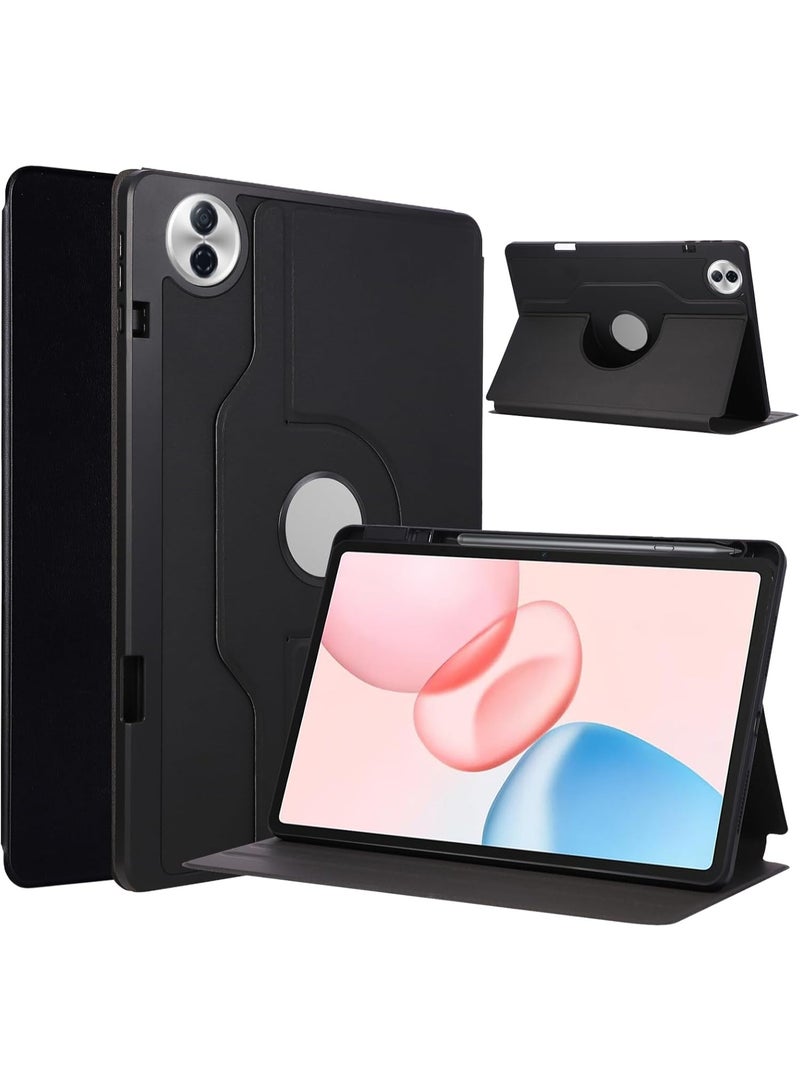 حافظة لجهاز هونر باد 10 مع حامل قلم 12.1 بوصة 2025، غطاء حامل دوار 360 درجة لتابلت هونر 10 (اسود) - Image 1