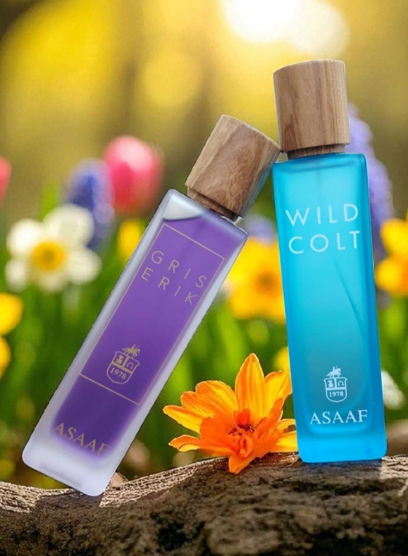عساف عطر وايلد كولت 200 مل وعطر جريس إيريك 200 مل - Image 1
