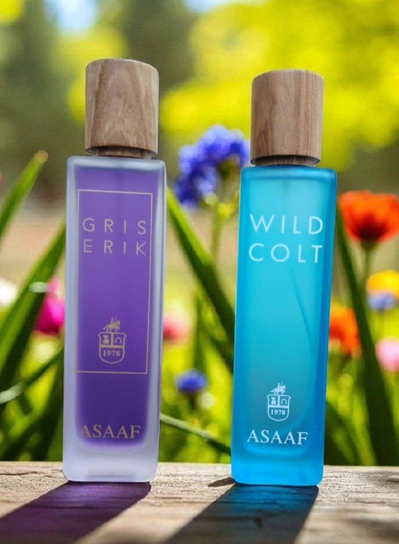 عساف عطر وايلد كولت 200 مل وعطر جريس إيريك 200 مل - Image 2