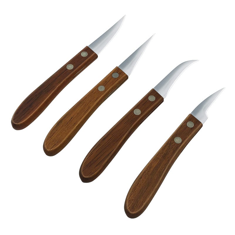HTIAM 4 Pieces Kitchen Vegetable DIY Carving Knives Professional Chef Knife Sharp Well Food Fruit Paring Knife - Image 2