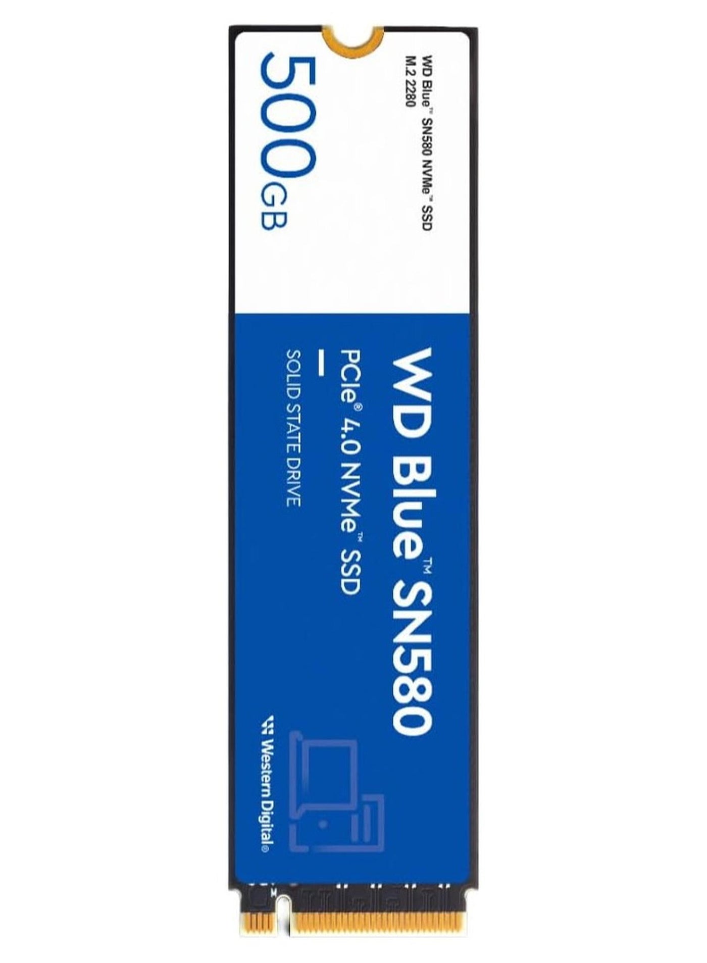 دبليو دي WD SN580 Nvme M 2 2280 Internal Ssd 500GB