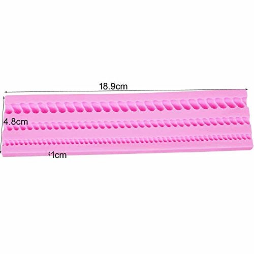 FOYARA Rope Bead 3D Silicone Fondant Mould Cake Border Decorating Molds Sugar Icing Gumpaste Kitchen DIY Baking Tools - Image 5