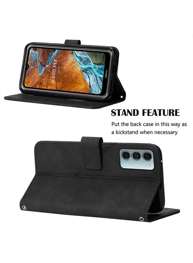 اس-توب جراب لهاتف Motorola Moto G200 5G/Edge S30 5G جراب هاتف جلدي قابل للطي منقوش ثلاثي الأبعاد - Image 5