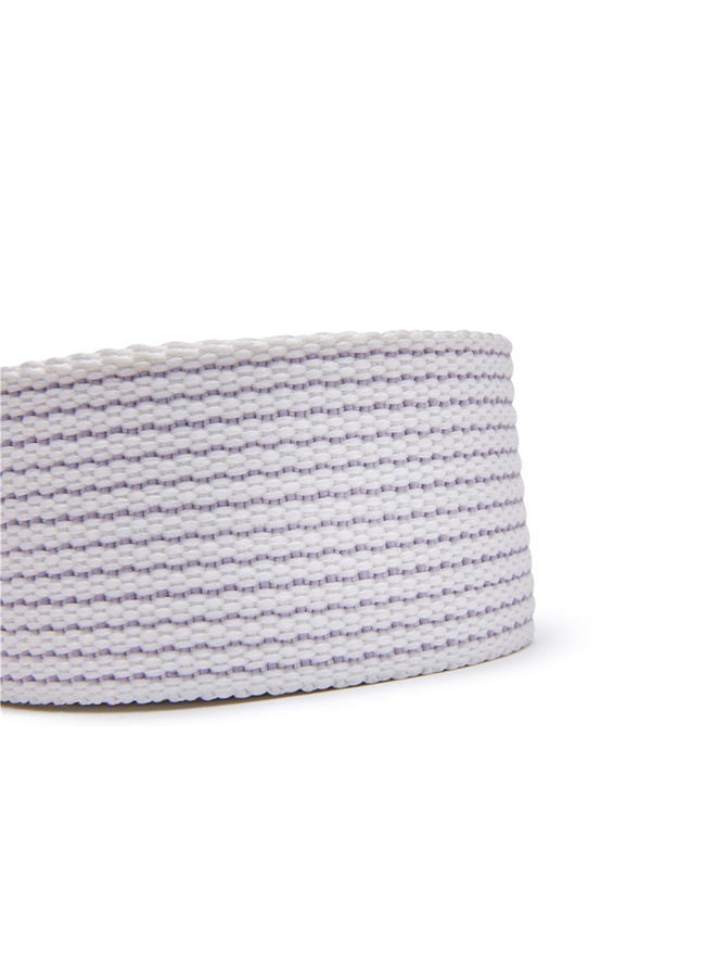 اديداس حزام اليوجا (أبيض طباشيري) - يُحسّن المرونة والمحاذاة والدعم لتمارين التمدد - Image 3