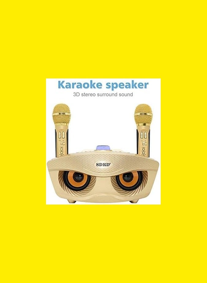 SDRD Wireless Bluetooth Speaker with Dual Microphone and Rechargeable Battery – Portable, High-Quality Sound, Ideal for Parties, Meetings, and Outdoor Activities" - Image 1