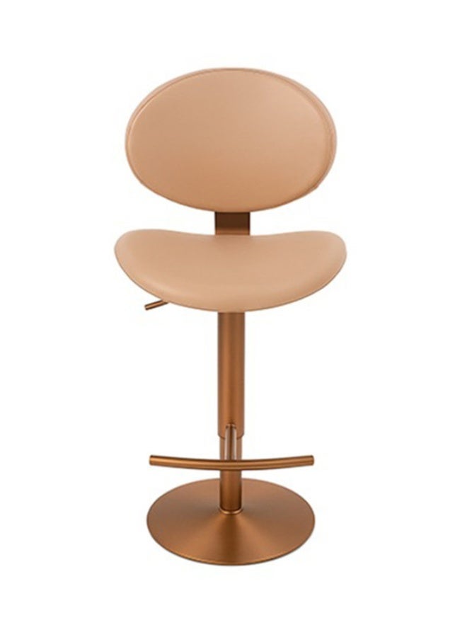 YI ONE Bar Chair & Bar Stool – Adjustable PU Leather Swivel Seat with Rose Gold Frame & Footrest, Modern Design for Kitchen & Home - Image 2