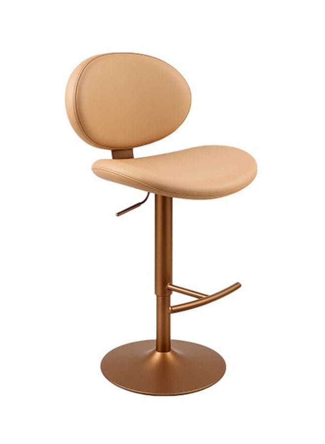 YI ONE Bar Chair & Bar Stool – Adjustable PU Leather Swivel Seat with Rose Gold Frame & Footrest, Modern Design for Kitchen & Home - Image 5