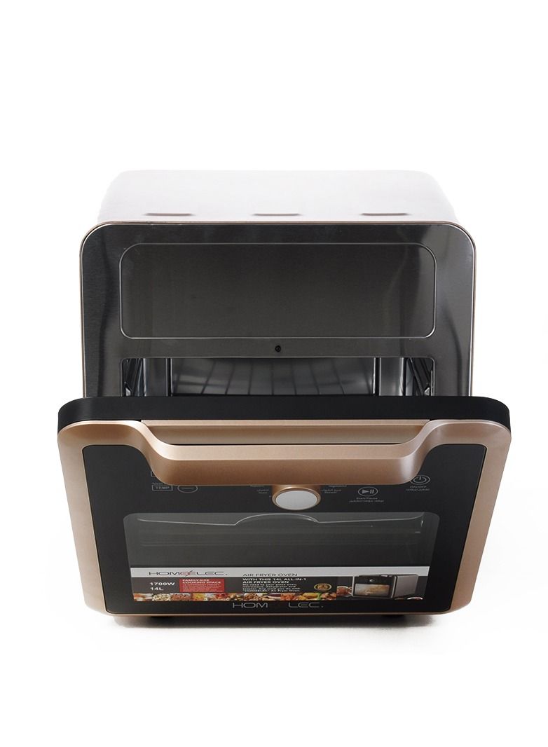 Home Elk Air Fryer 16 Functions Rose Gold
