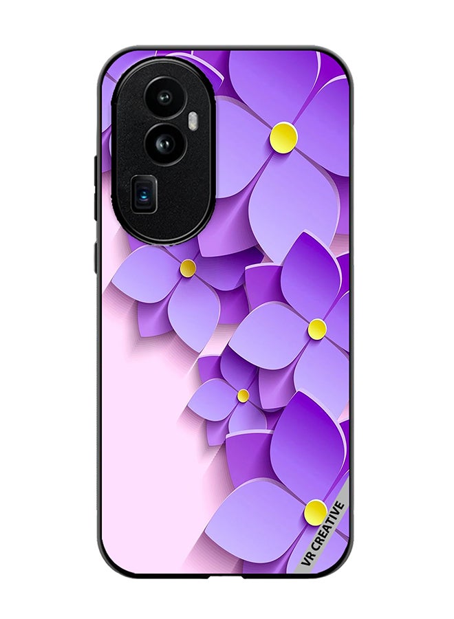 VR CREATIVE Protective Case Cover For Oppo Reno 10 Pro Plus Flower Design Multicolour - Image 1