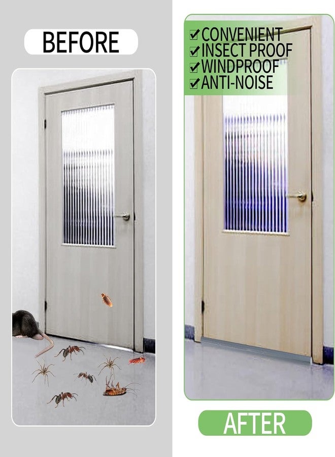 SHUTTLE ART Door Bottom Sealing Strip Guard for Home - Sound-Proof, Waterproof, Reduce Noise, Energy Saving Door Stopper for Reduce Door Dust, Insects Protector, Closers,Adjustable Door Stoppers(8) - Image 3