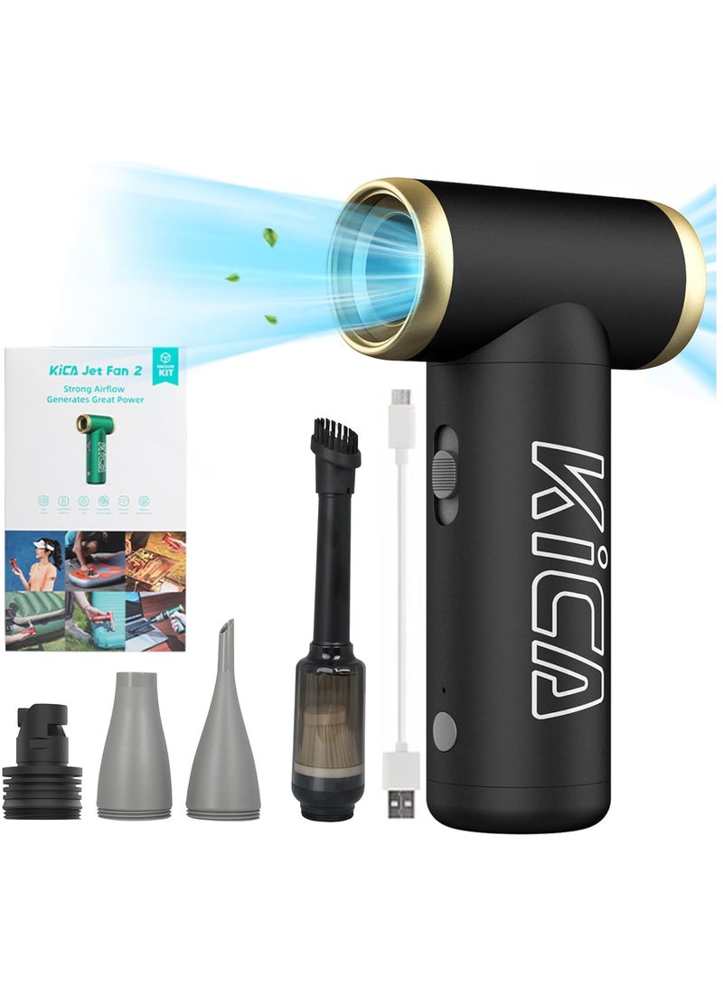 كيكا KiCA JetFan الكهربائية منفضة الهواء المضغوط منفاخ هواء صغير للخارجية نزهة التخييم تجفيف الشعر الكمبيوتر مكنسة كهربائية - Image 1