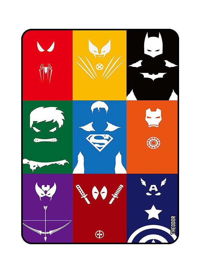 Theodor Protective Flip Case Cover For Samsung Galaxy A7 Lite 2021 8.7 Inches with Auto Wake/Sleep Marvel Charecters - Image 1