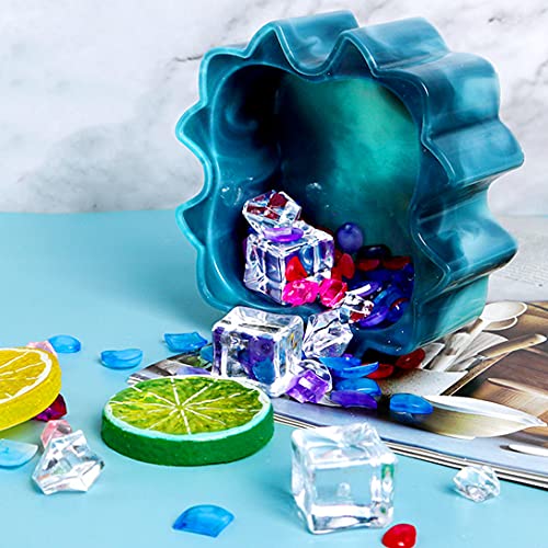 Koonafy 2 Pcs Box Resin Molds Silicone Trinket Box Moulds with Lid Chrome Hearts Jewelry Storage Box Epoxy Resin Casting Mould for DIY Craft Gift Box, Candy Container, Home Decoration - Image 4