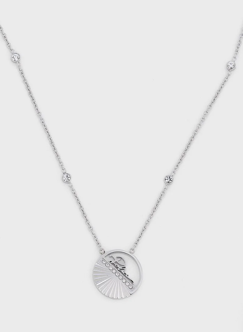 POLICE Stainless Steel Necklace With Crystals