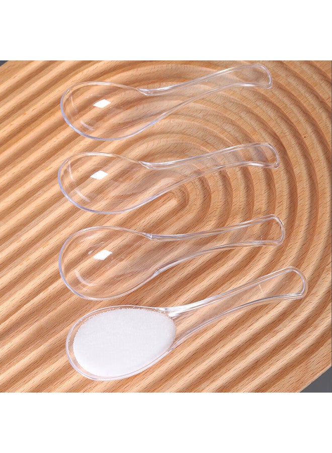 Faxilon Disposable Thick Soup Spoons, Rice Spoons, Plastic Dining Spoons, Thick Takeout Packaging Soup Spoons, 50 Pieces - Image 5