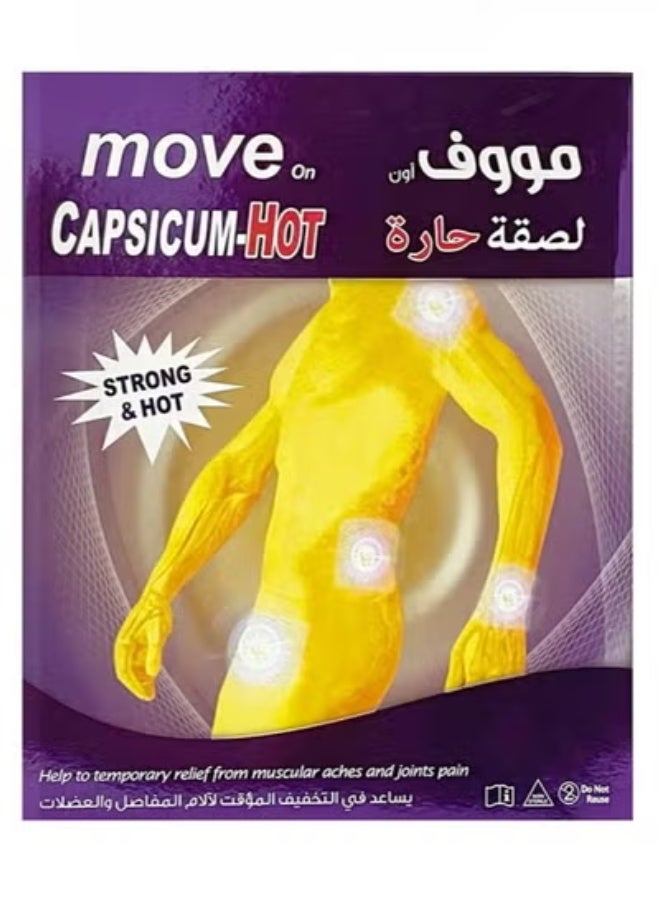 MOVE ON 3 Pieces Of Move On Capsicum Hot Patch - Image 2