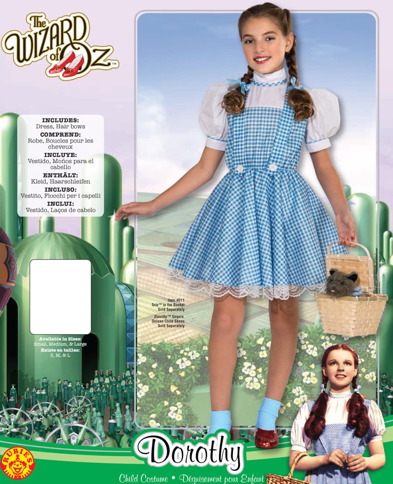 Rubies The Wizard of Oz: Dorothy Costume for Kids, Girl's Large - Image 2