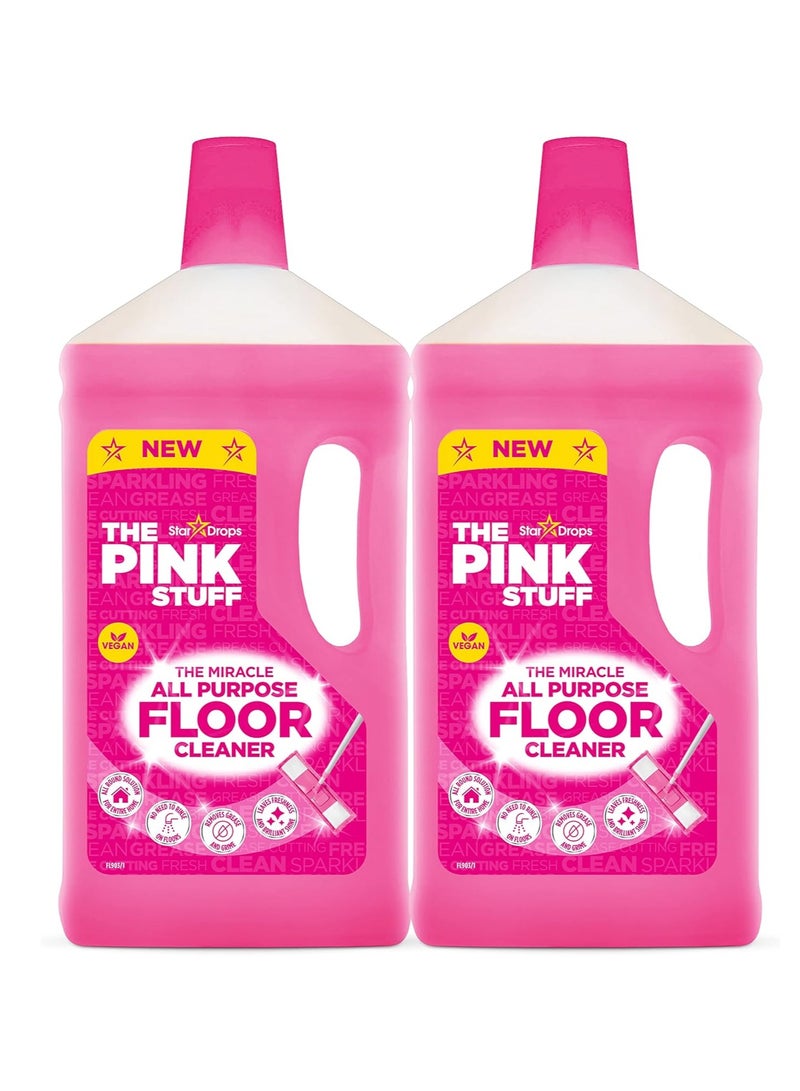 Stardrops Star Drops The Pink Stuff The Miracle All Purpose Floor Cleaner 2-Pack 67.6 fl oz 82375 - Image 1
