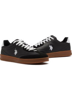 U.S. Polo Assn. Men's Black Low-Top Sneakers - Fashionable Lace-Up Style, Perfect for Everyday Casual Outfits  - Image 3