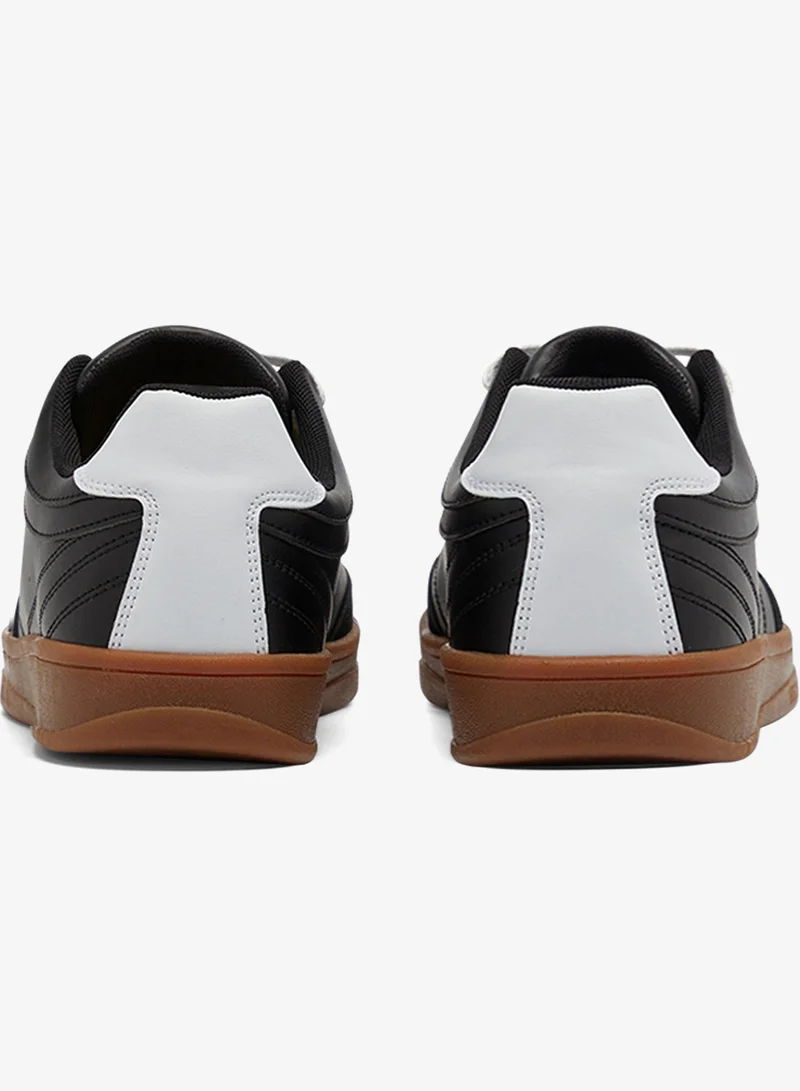 U.S. Polo Assn.  Men's Black Low-Top Sneakers - Fashionable Lace-Up Style, Perfect for Everyday Casual Outfits Shoes for Men | Best Price UAE
