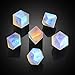 DNDND Frosted Rainbow Glass Dice Set DND DNDND Full Set 7 Piece Matt Glass D and D Dice with Great Gift Box for Dungeons and Dragon DD Tabletop Game Frosted Rainbow - Image 4