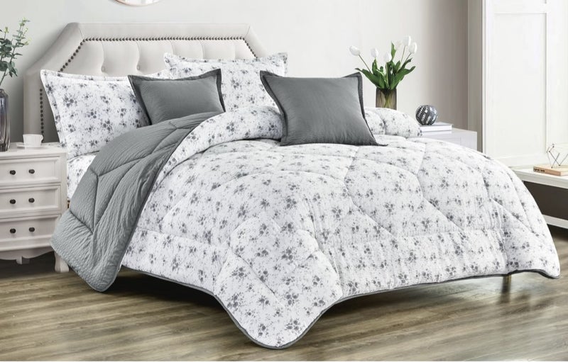 Cotton bedspread set – Single size, 4 pieces, 50% cotton