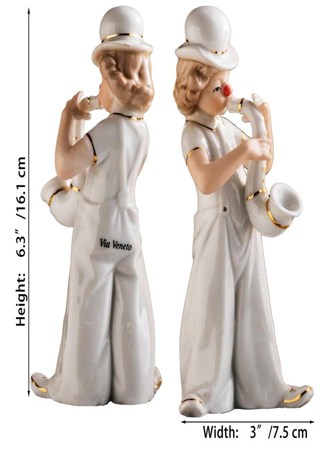 MTME Porcelain Figurines, Childhood, Memorabilia, Gifts, Sculpture Home Decor (Clown boy) - Image 3