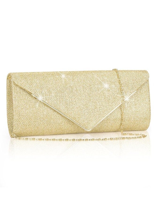 Clutch Purses for Women, Sparkling Envelope Evening Bag, Fashion Sparkly Party Prom Purse - Image 1