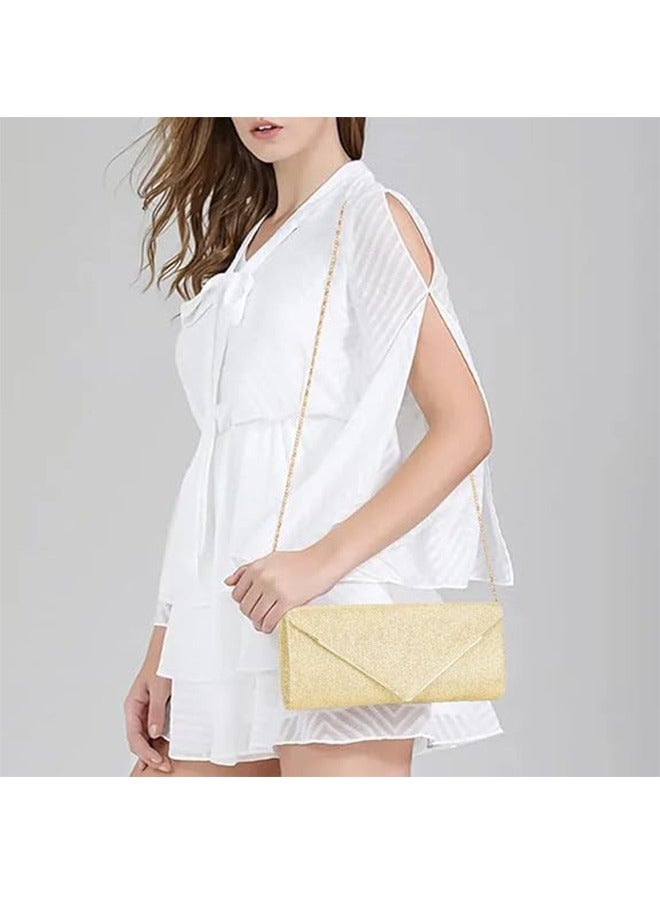 Clutch Purses for Women, Sparkling Envelope Evening Bag, Fashion Sparkly Party Prom Purse - Image 2