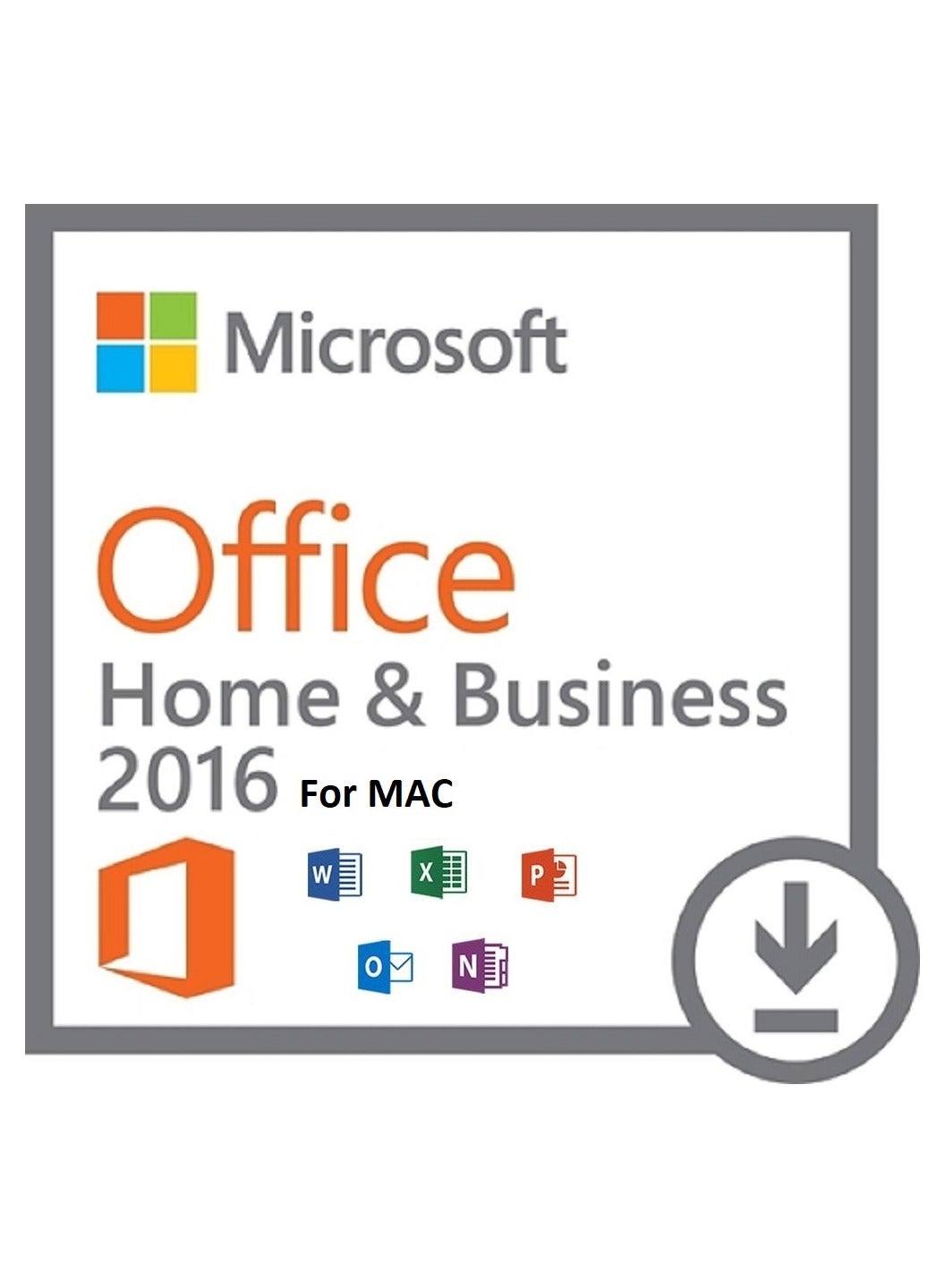 Microsoft Microsoft Office 2016 Home & Business Lifetime Subscription