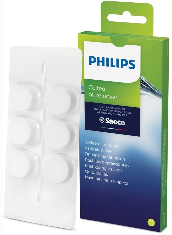 Versuni Philips CA6704/10 Coffee Grease Remover Tablets for Coffee Machines Pack of 6  - Image 1