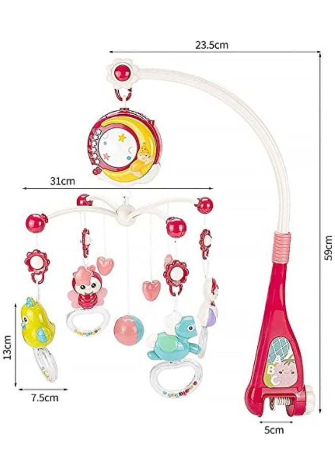 Baby Bed Bell Musical Mobile Crib Dreamful Bed Ring Rotate Bell Rattle Baby Crib Mobile 360 Degrees Rotating  - Image 4