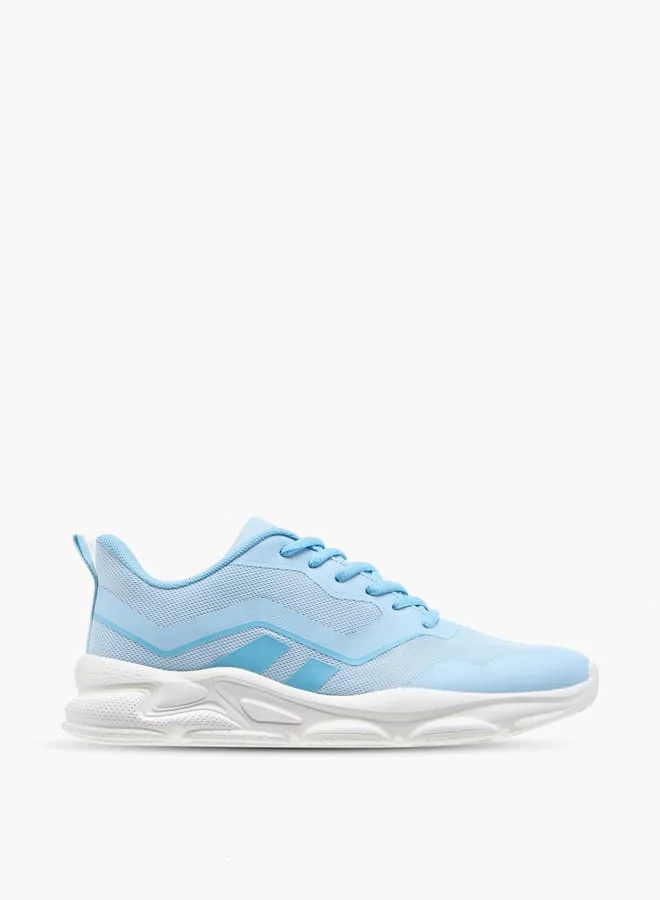 Oaklan by Shoexpress Women Textured Lace-Up Sports Shoes with Pull Tabs