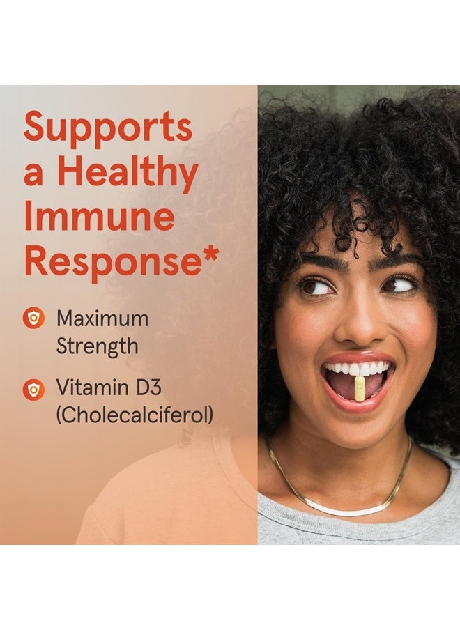 jarrow formulas Vitamin D3 5000 IU (125 mcg) - 100 Servings (Softgels) - Bone Health, Immune Support & Calcium Metabolism Support - Dietary Supplement - Gluten Free  - Image 4