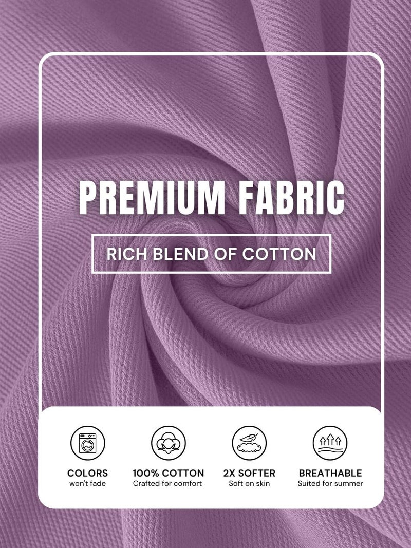 Nobero Men Cotton Solid Polo T-Shirt(1M-TWPO-R0002-MUM5_Mauve Mist_XL) - Image 5