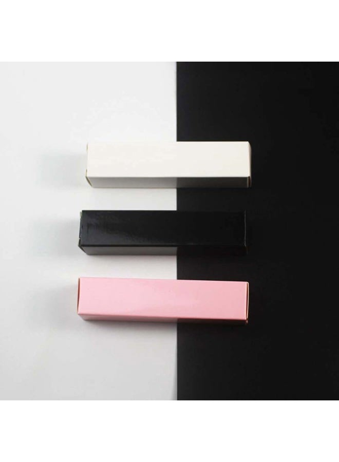 COSIDEA 50 قطعة صناديق فارغة لملمع الشفاه الأسود W23 × W23 × H103 مم / 0.9 * 0.9 * 4.05 بوصة، عبوة عطر/ماسكارا للأعمال الصغيرة بالجملة، صندوق كرافت ورقي فاخر للتغليف - Image 4