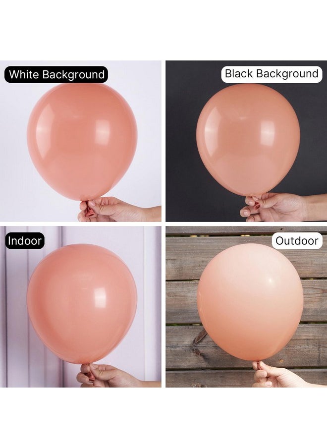 PartyWoo Blush Pink Balloons, 138 Pcs Boho Pink Balloons Different Sizes Pack Of 18 Inch 12 Inch 10 Inch 5 Inch Salmon Pink Balloons For Balloon Garland Arch As Birthday Party Decorations, Pink-F01  - Image 3