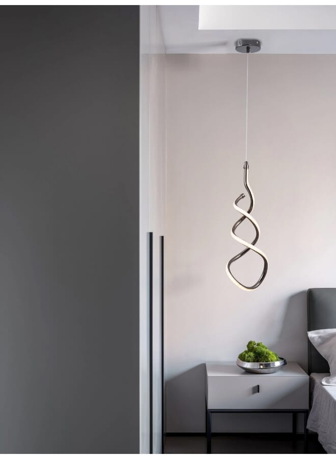 Best Power مصباح سقف معلق حديث 6001-1-BK – مصباح LED معلق بقوة 24 واط مع 3 مستويات إضاءة، ارتفاع قابل للتعديل (حتى 130 سم) – إضاءة داخلية أنيقة - Image 2