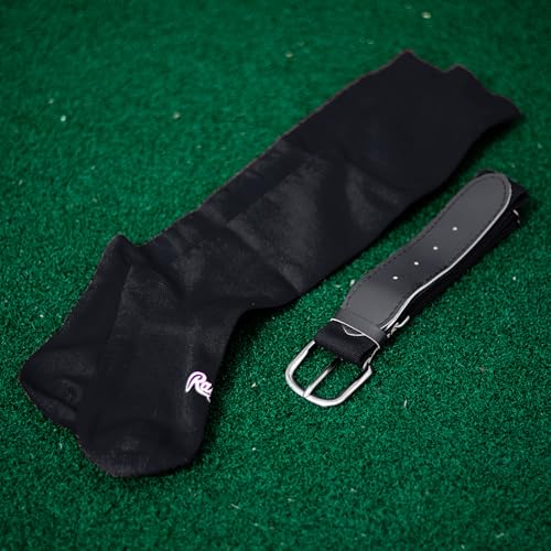 Rawlings Belt Socks Combo BaseballSoftball Black Small - Image 3