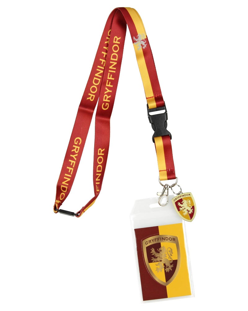 Harry Potter Gryffindor Lanyard with 3D Metal Charm ID Card Holder and Sticker - Image 4