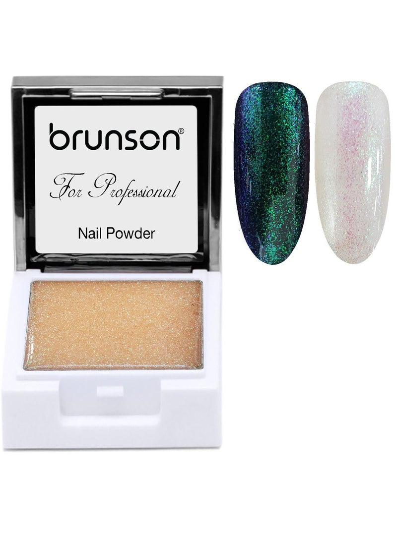 brunson UV Gel Nail Powder Nails Aurora Painting Square Gel Nail Art Liquid Powder Solid Pigment TP07