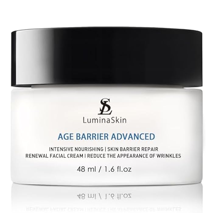 LuminaSkin Age Barrier Advanced Cream - Fix & Renewal Facial Cream - Hydrating Face Moisturizer, Anti Aging & Skin Barrier Repair Face Cream - Image 1