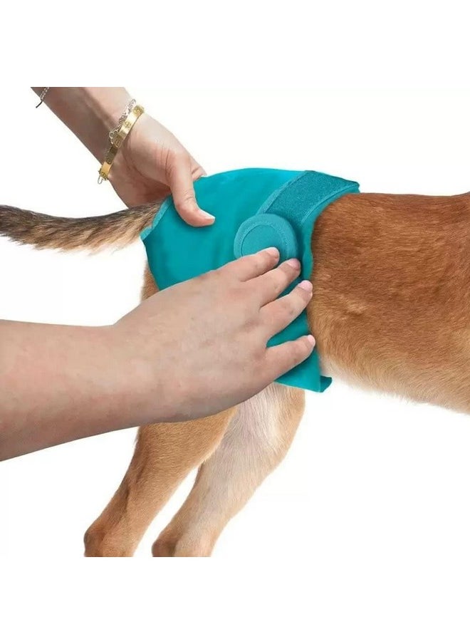 Simple Solution Solution Washable Dog Diapers, Super Absorbent, Soft & Leak Proof (X-Large) (6 Pcs) And Pawpaya 5 In 1 Multipurpose Plant-Based Pet Cleaning Wipes (100 Pulls)  - Image 4